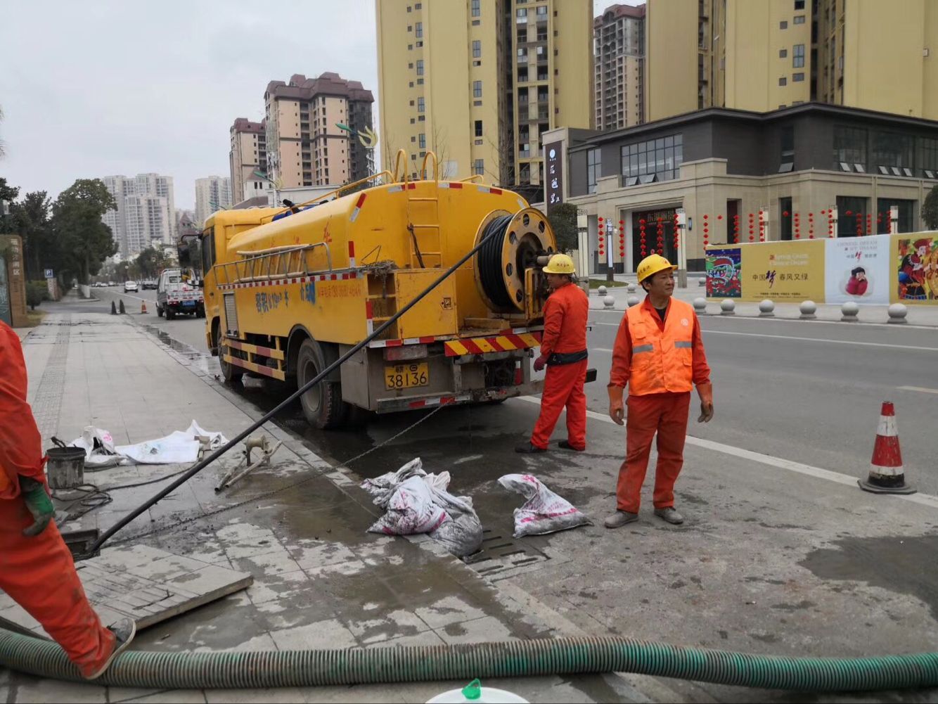 五大连池排污管道清淤-管道清洗